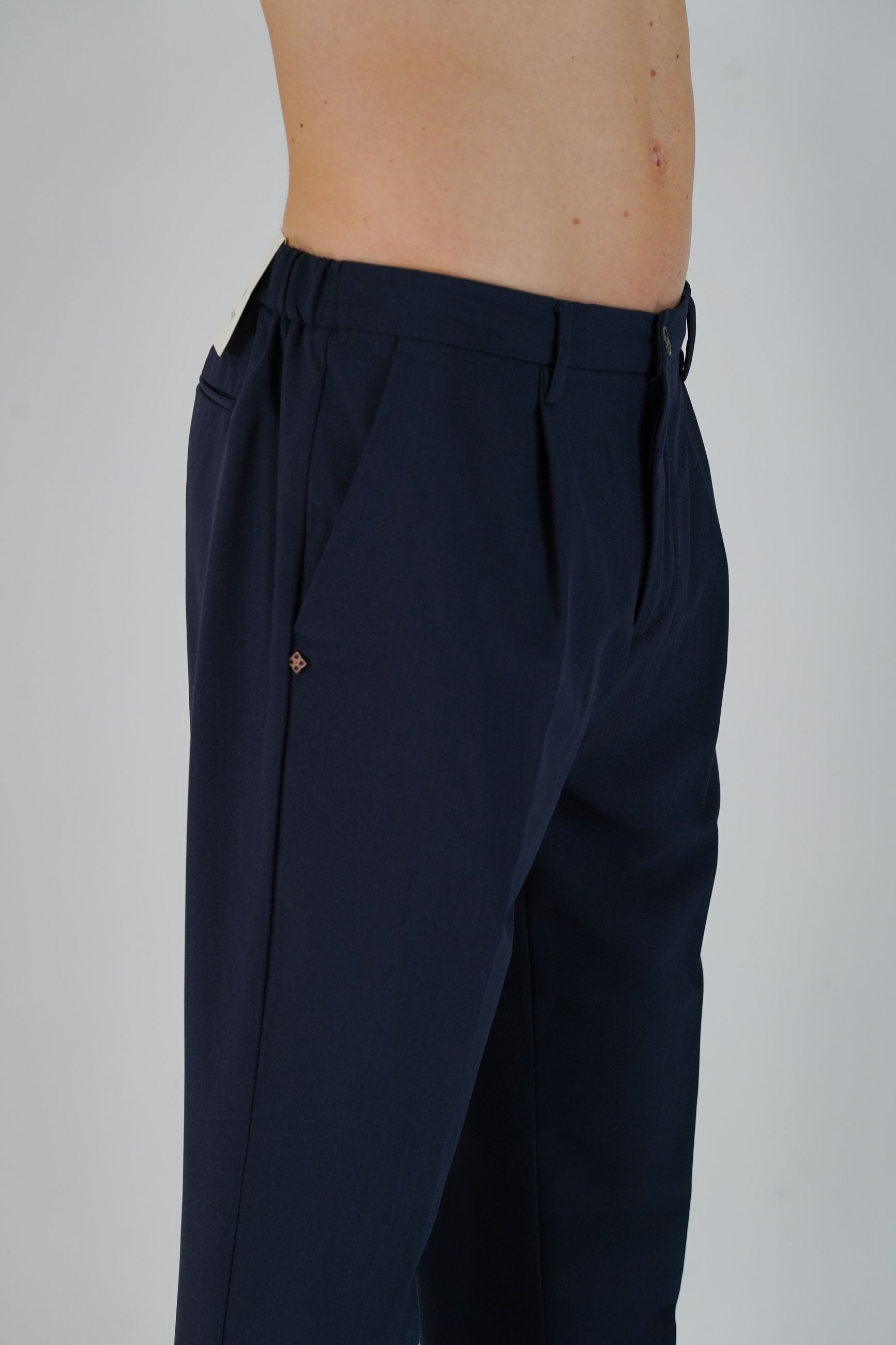 Pantalone Jogging con Pence, Tasche America e Vita Elasticizzata