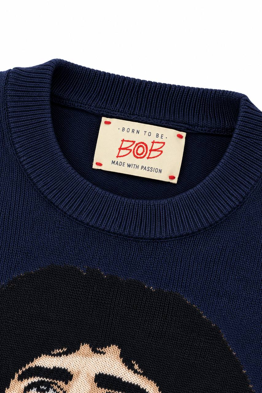 Maglia Uomo Girocollo con Stampa Maradona