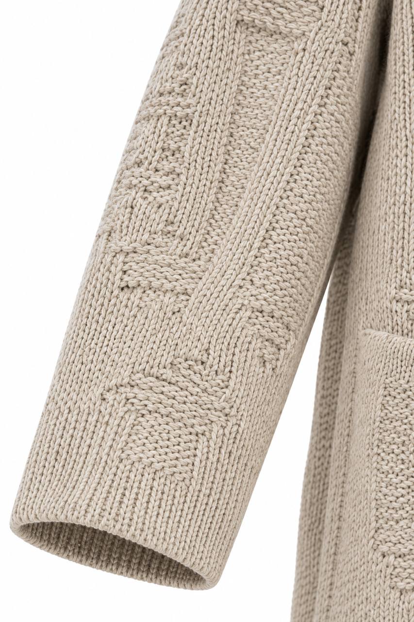 Cardigan Uomo Effetto Sfilato Kimono