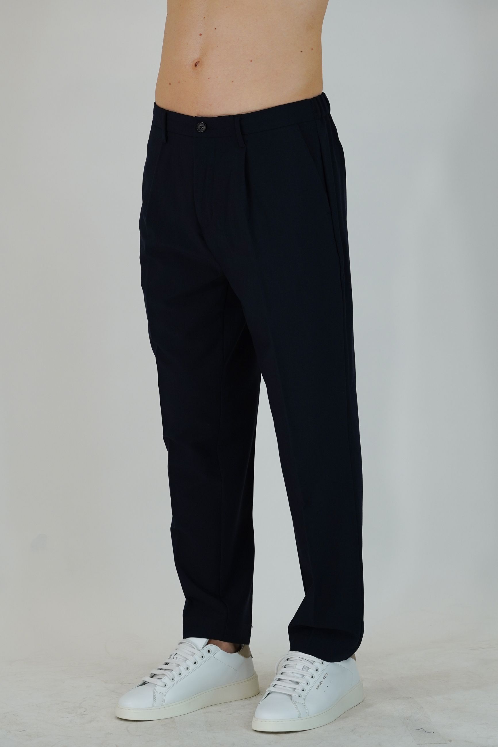 Pantalone Jogging con Pence, Tasche America e Vita Elasticizzata