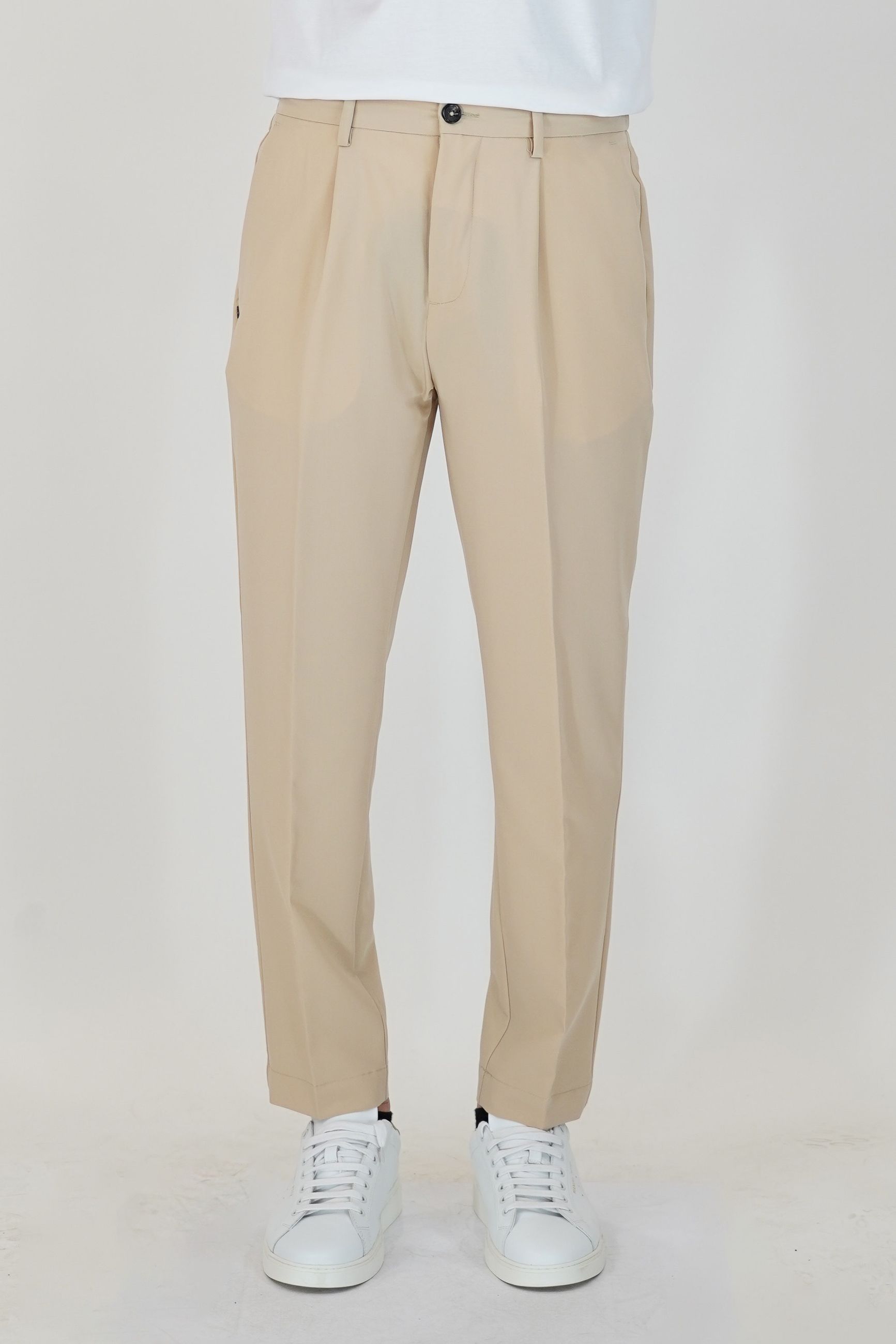 Pantalone Jogging con Pence, Tasche America e Vita Elasticizzata