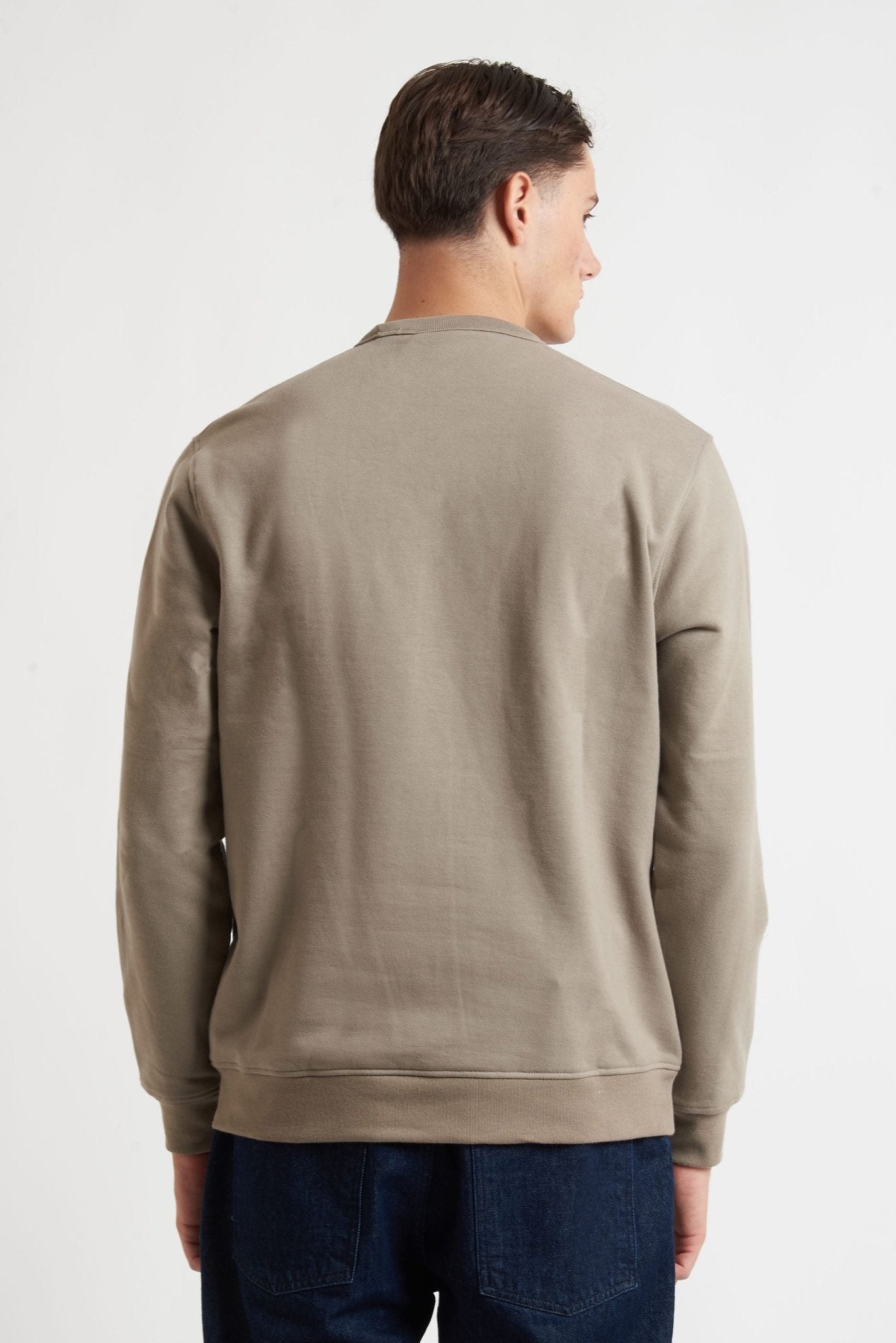 BARBOUR INTERNATIONAL Felpa girocollo con logo a contrasto modello 25st59 - De Matteo Uomo