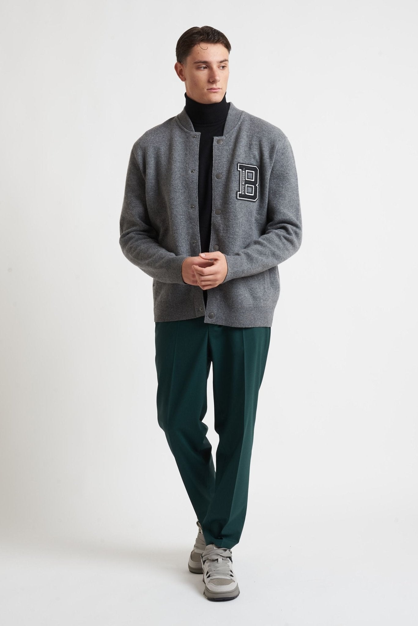 BARBOUR INTERNATIONAL X STEVE MCQUEEN COLLEGE IN LANA MODELLO GY57 - De Matteo Uomo