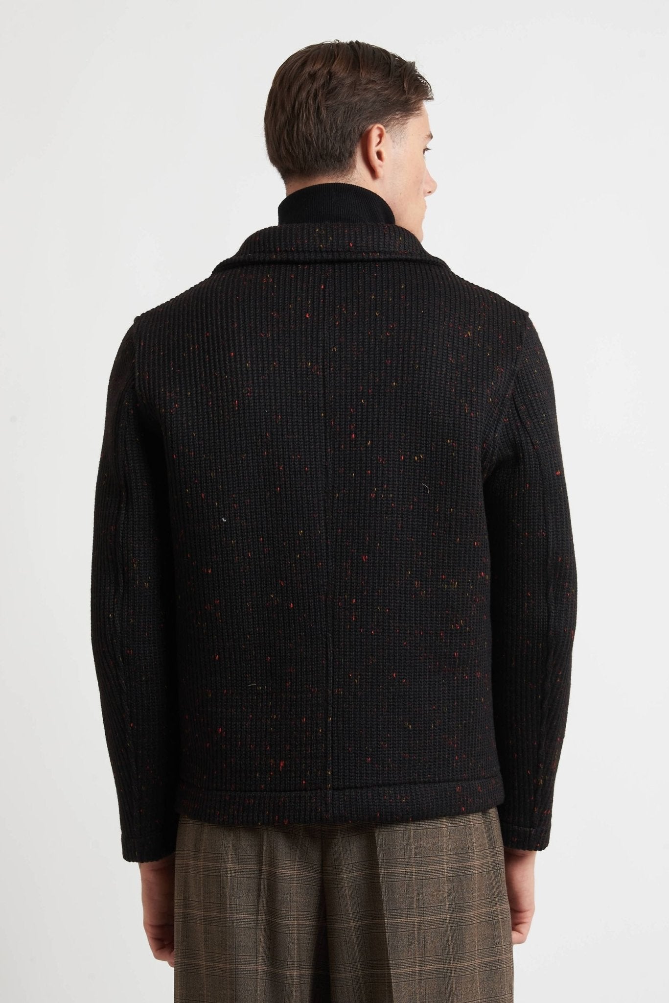 BOB Giubbino con zip e tasche tessuto maglia MODELLO JASON 132 - De Matteo Uomo