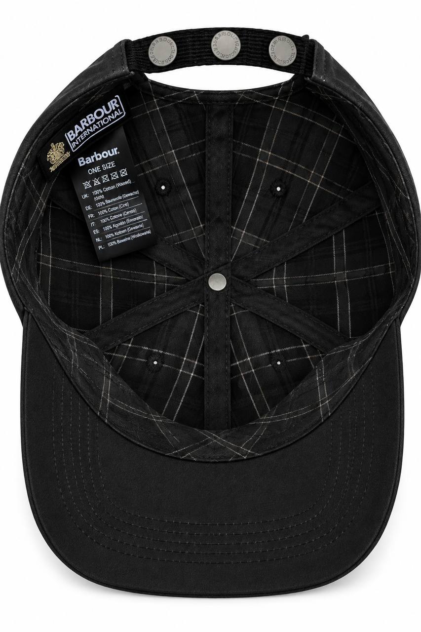 Cappello Uomo in Cotone Cerato con Logo Frontale - De Matteo Uomo