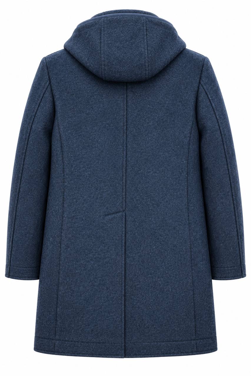 Cappottino Uomo con Pettorina e Cappuccio Removibile - De Matteo Uomo