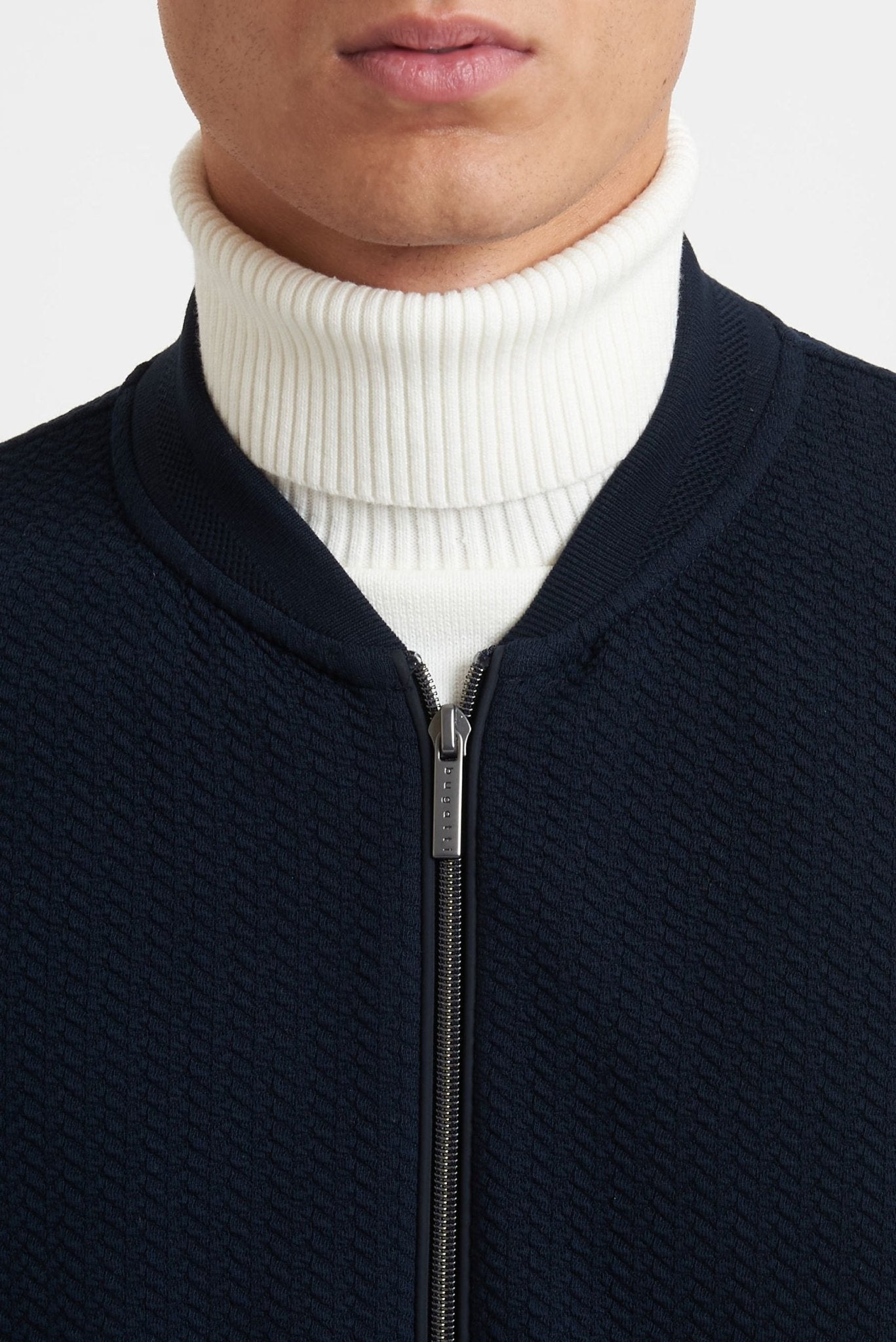 Cardigan BUGATTI con Fantasia nel Tessuto 85172D - De Matteo Uomo