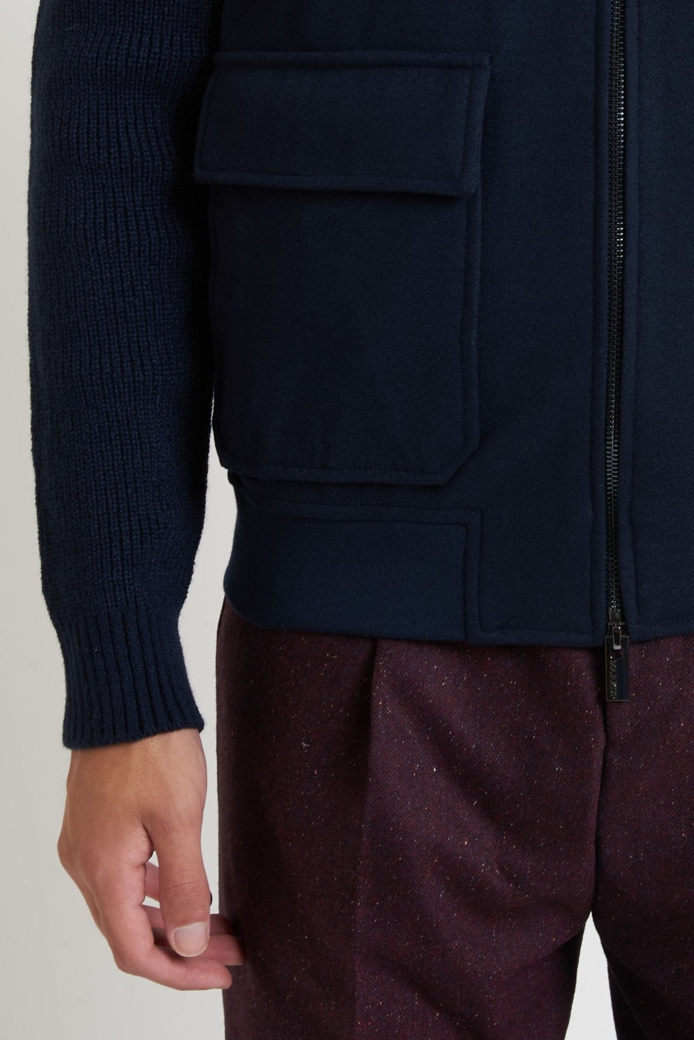 College MARK UP blu maniche in tessuto maglia modello 9960132 - De Matteo Uomo