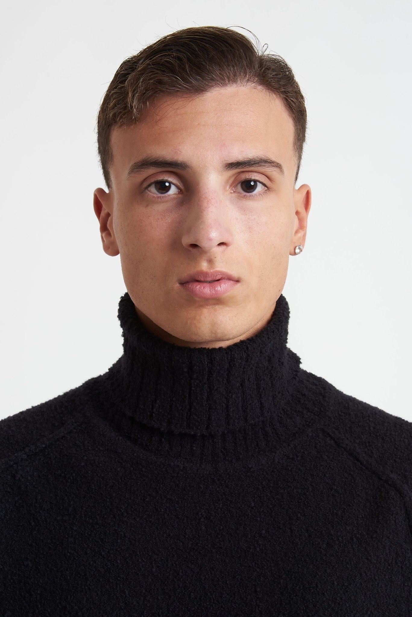 Dolcevita HUGO tessuto bouclè modello 6996 - De Matteo Uomo