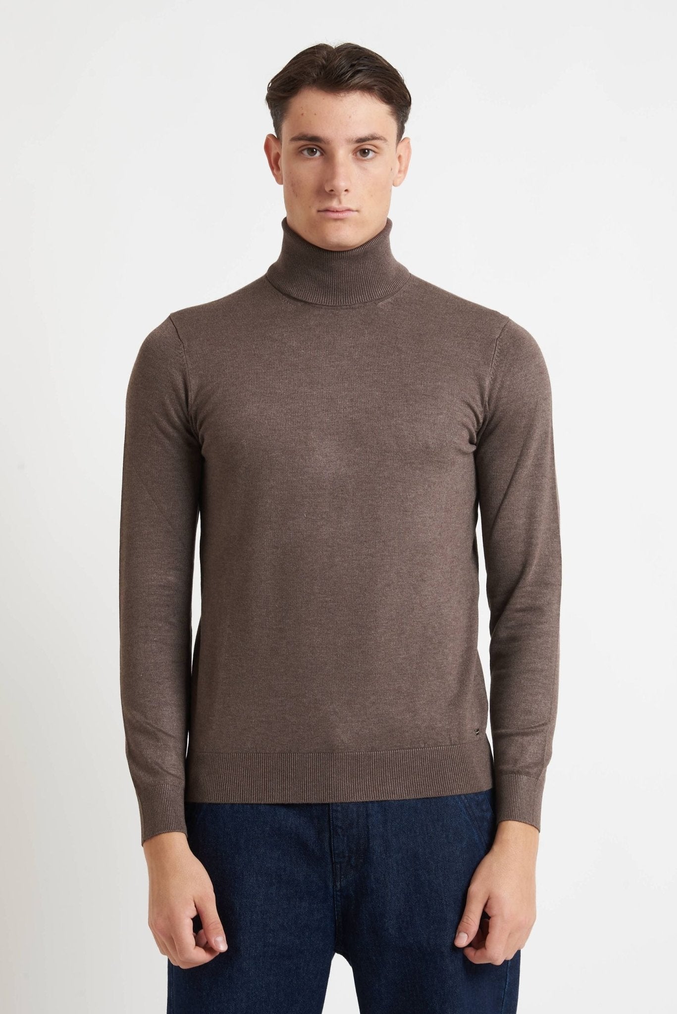 Dolcevita MARK UP Basic Nera in 100% Viscosa MK20015 - De Matteo Uomo