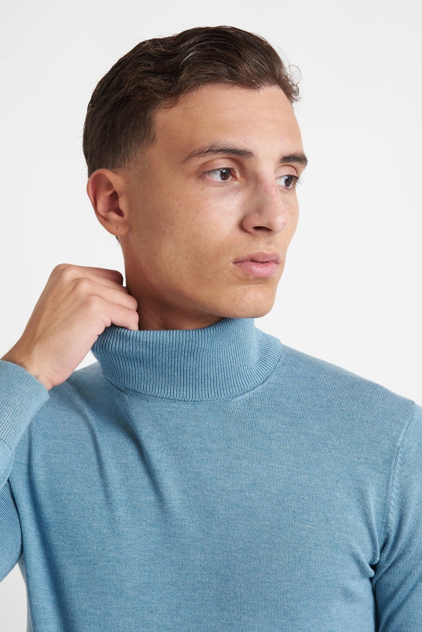 Dolcevita MARK UP Basic Nera in 100% Viscosa MK20015 - De Matteo Uomo