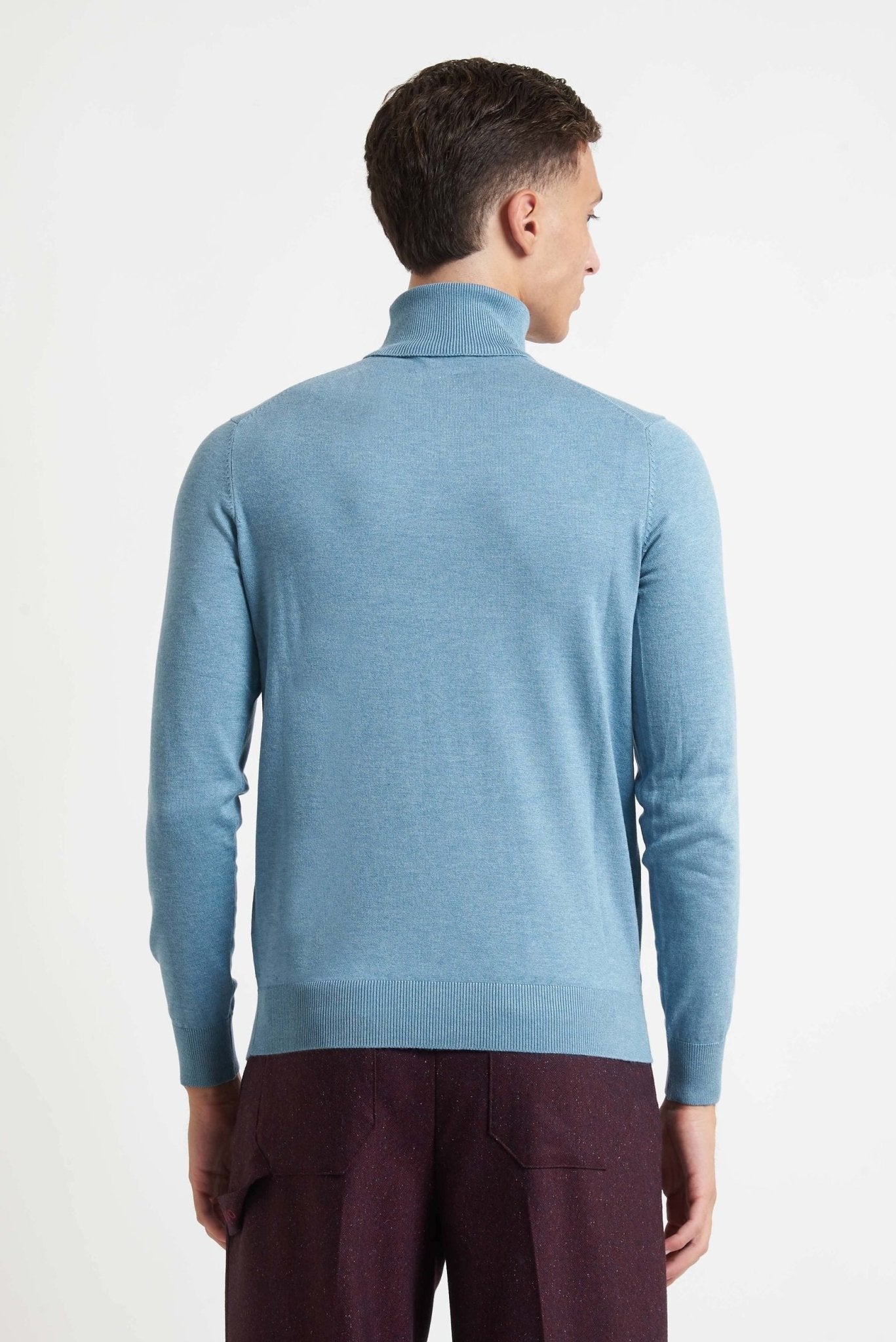 Dolcevita MARK UP Basic Nera in 100% Viscosa MK20015 - De Matteo Uomo