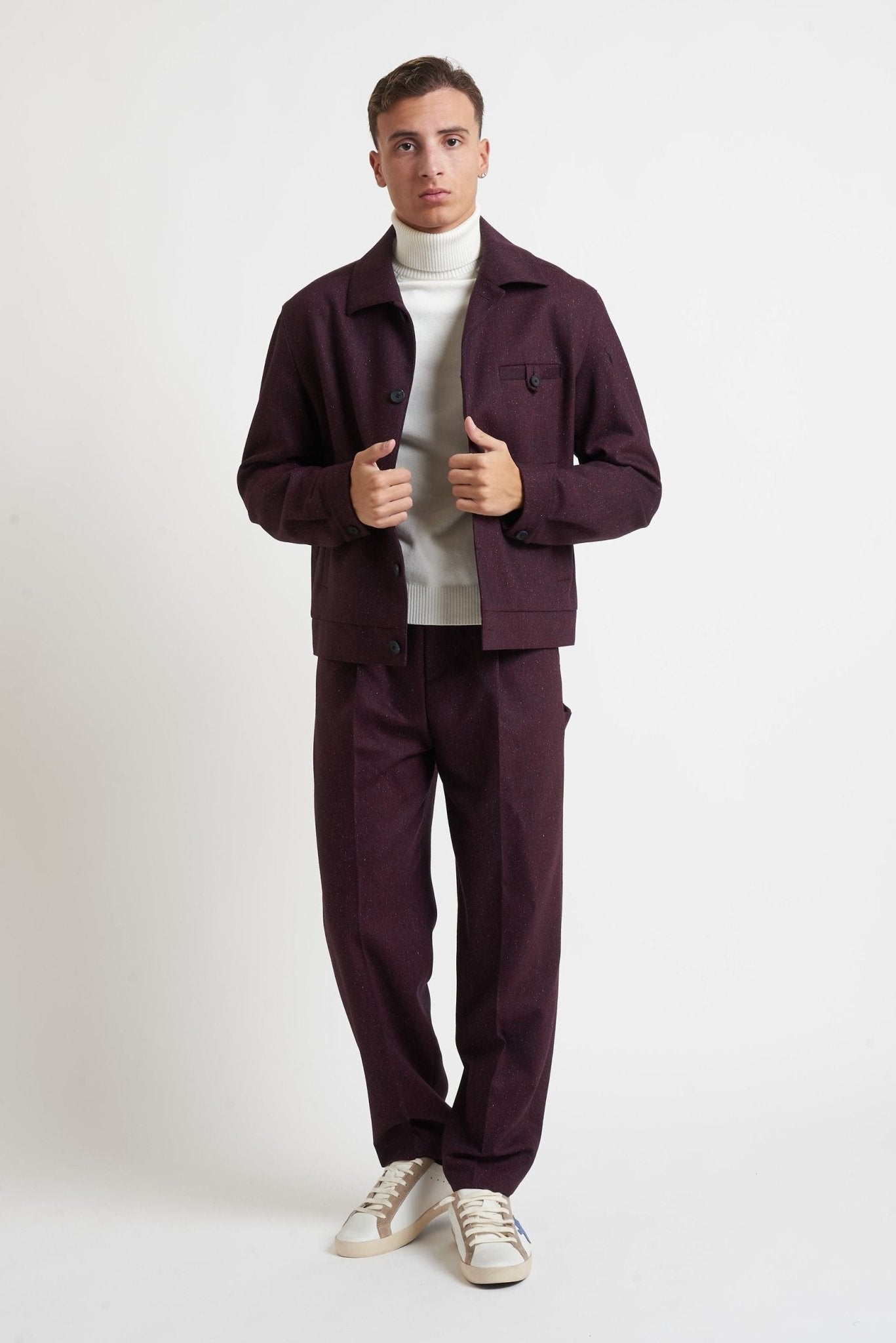 HUGO Uomo Overshirt con Collo Camicia Chiusura a Bottoni MODELLO 9035 - De Matteo Uomo