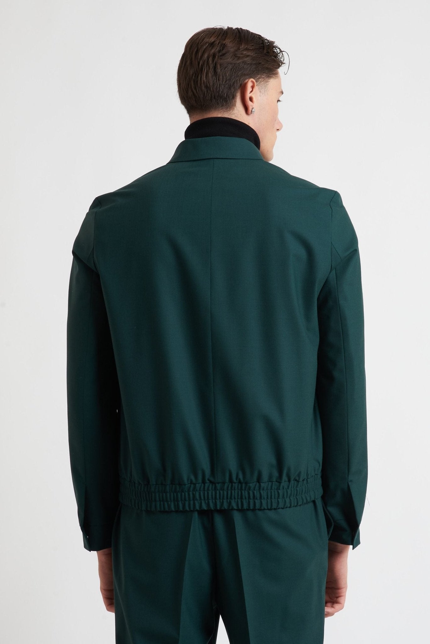 HUGO Uomo Overshirt con Collo Camicia e Chiusura a Cerniera MODELLO 7333 - De Matteo Uomo