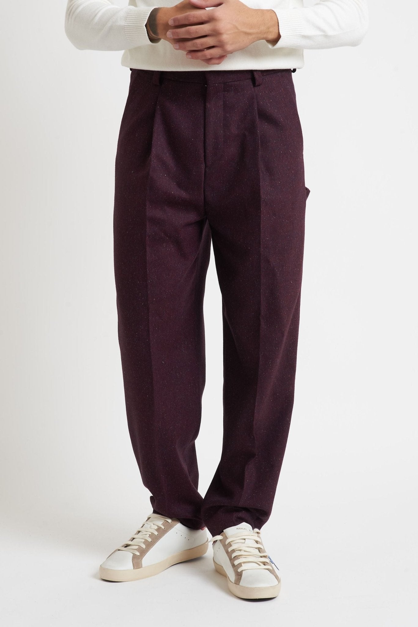 HUGO Uomo Pantalone Una Pince con Chiusura a Cerniera modello 9055 - De Matteo Uomo