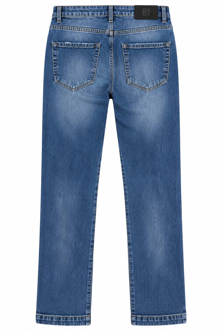 Jeans Uomo Basic 5 Tasche in Cotone - De Matteo Uomo