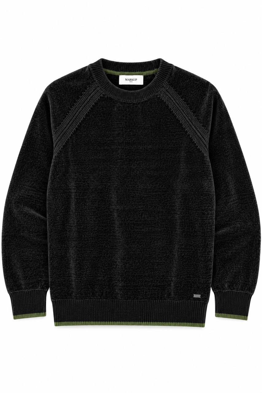 Maglia Basic in Ciniglia con Manica Raglan - De Matteo Uomo