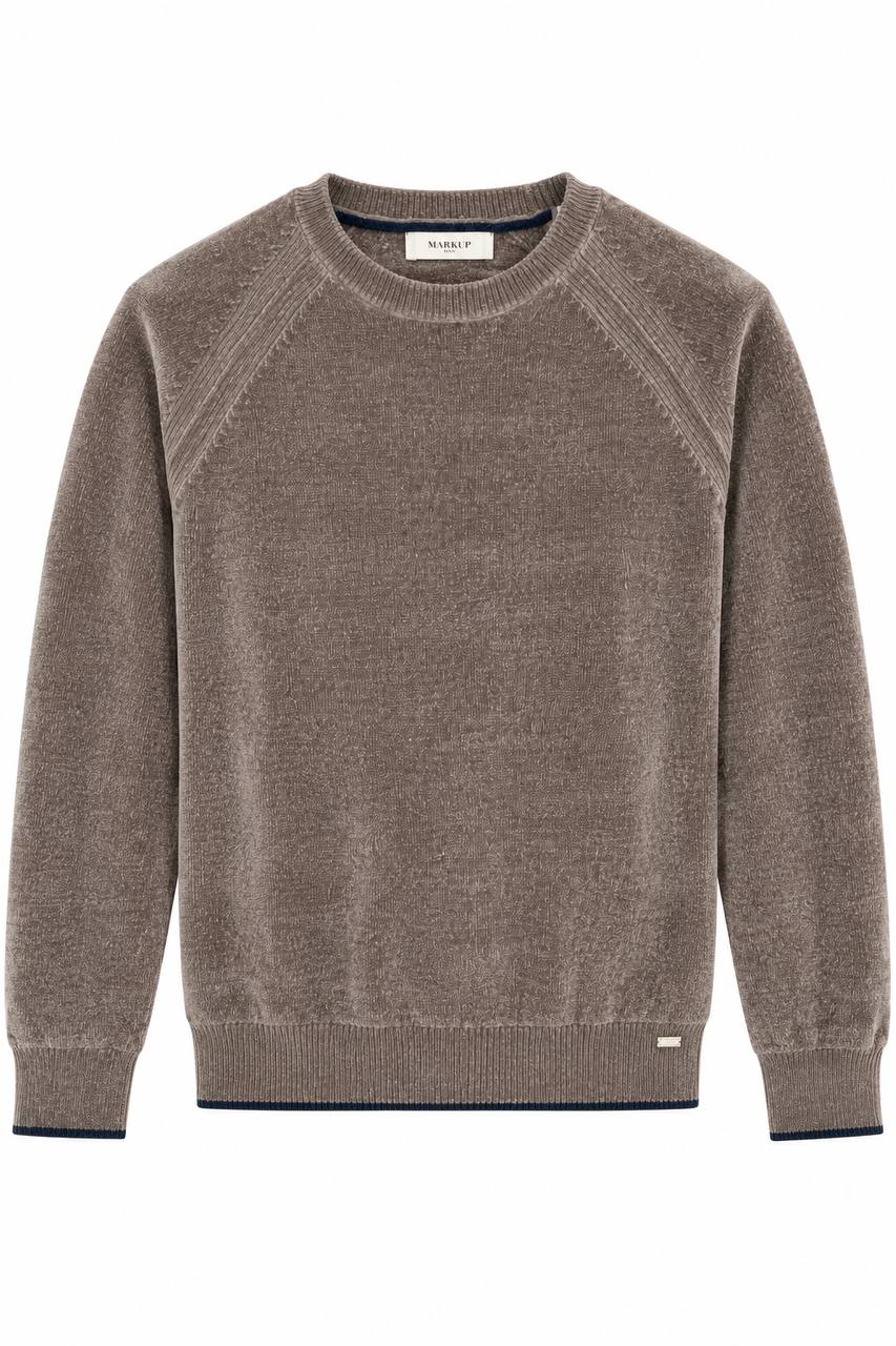 Maglia Basic in Ciniglia con Manica Raglan - De Matteo Uomo