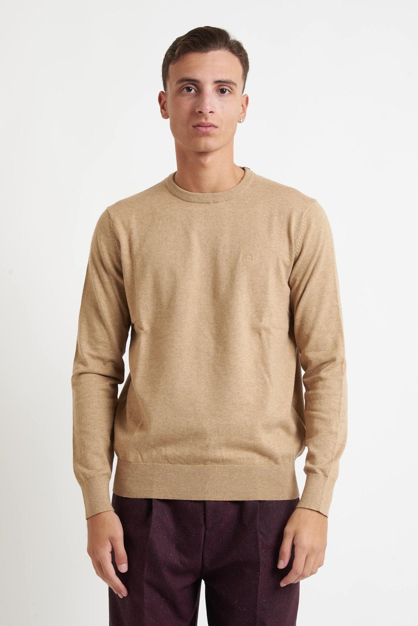 Maglia BUGATTI con Mezza Zip in Cotone e Cashmere 85520D. - De Matteo Uomo