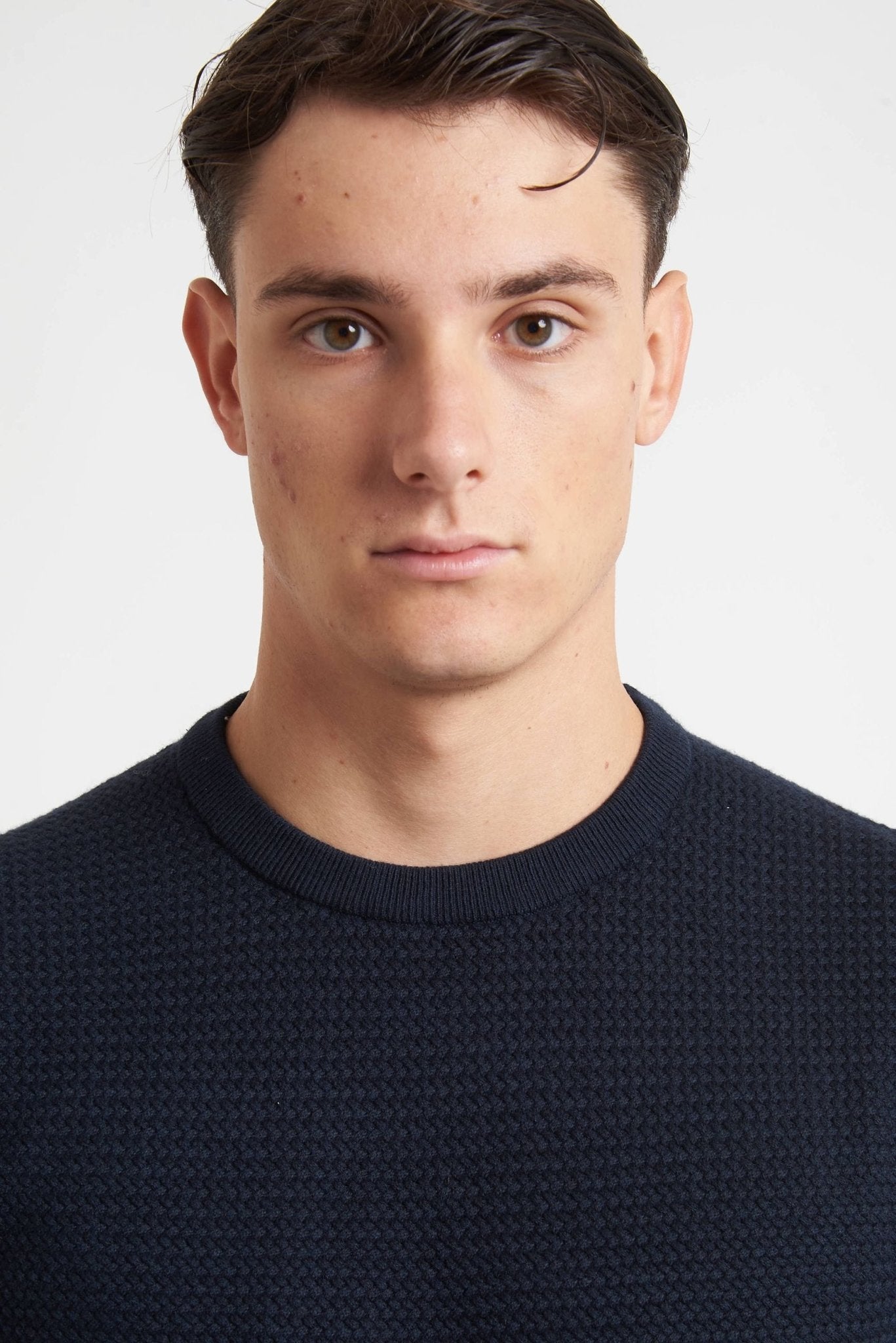 Maglia BUGATTI Girocollo con Fantasia nel Tessuto 85523D - De Matteo Uomo