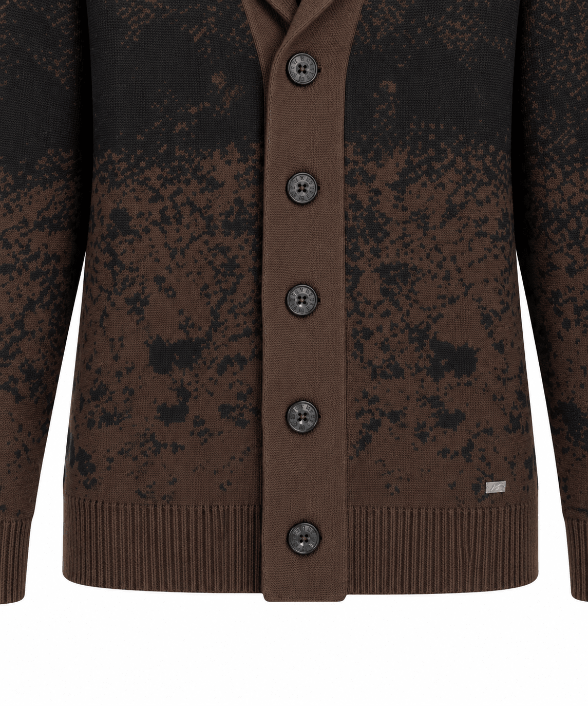 Maglia cardigan con rever a scialle - De Matteo Uomo
