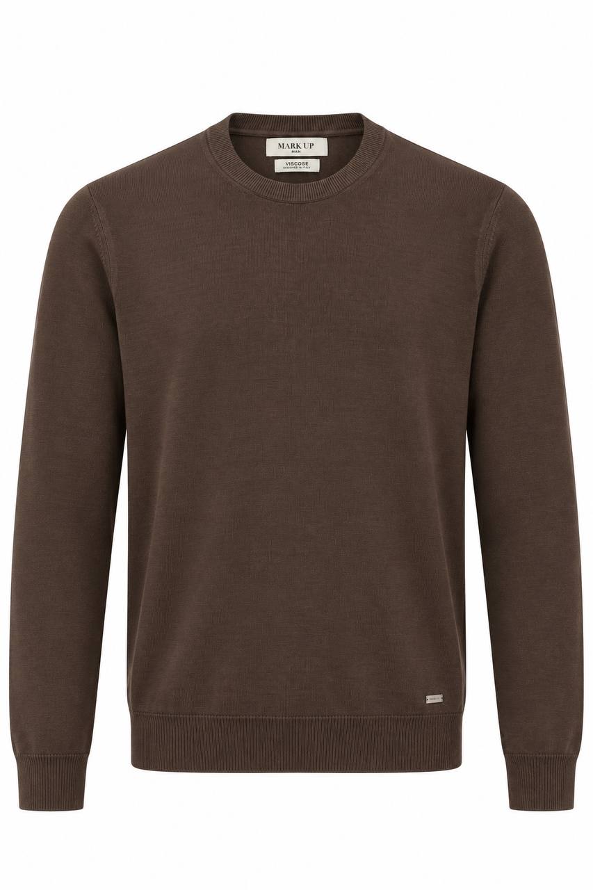Maglia Girocollo Basic da Uomo - De Matteo Uomo