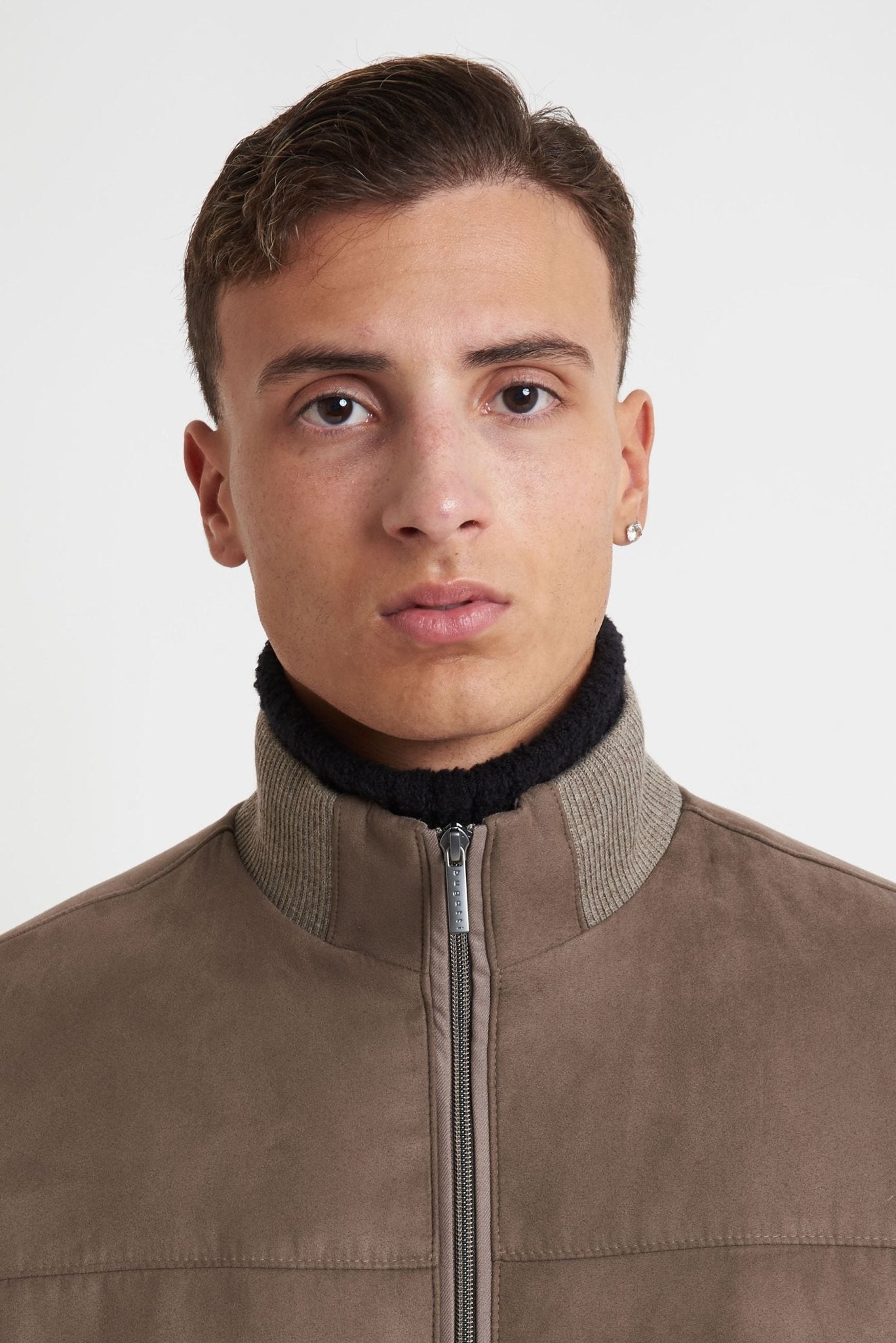 Maglia Giubbino BUGATTI con Collo Alto e Chiusura a Cerniera 85553D - De Matteo Uomo