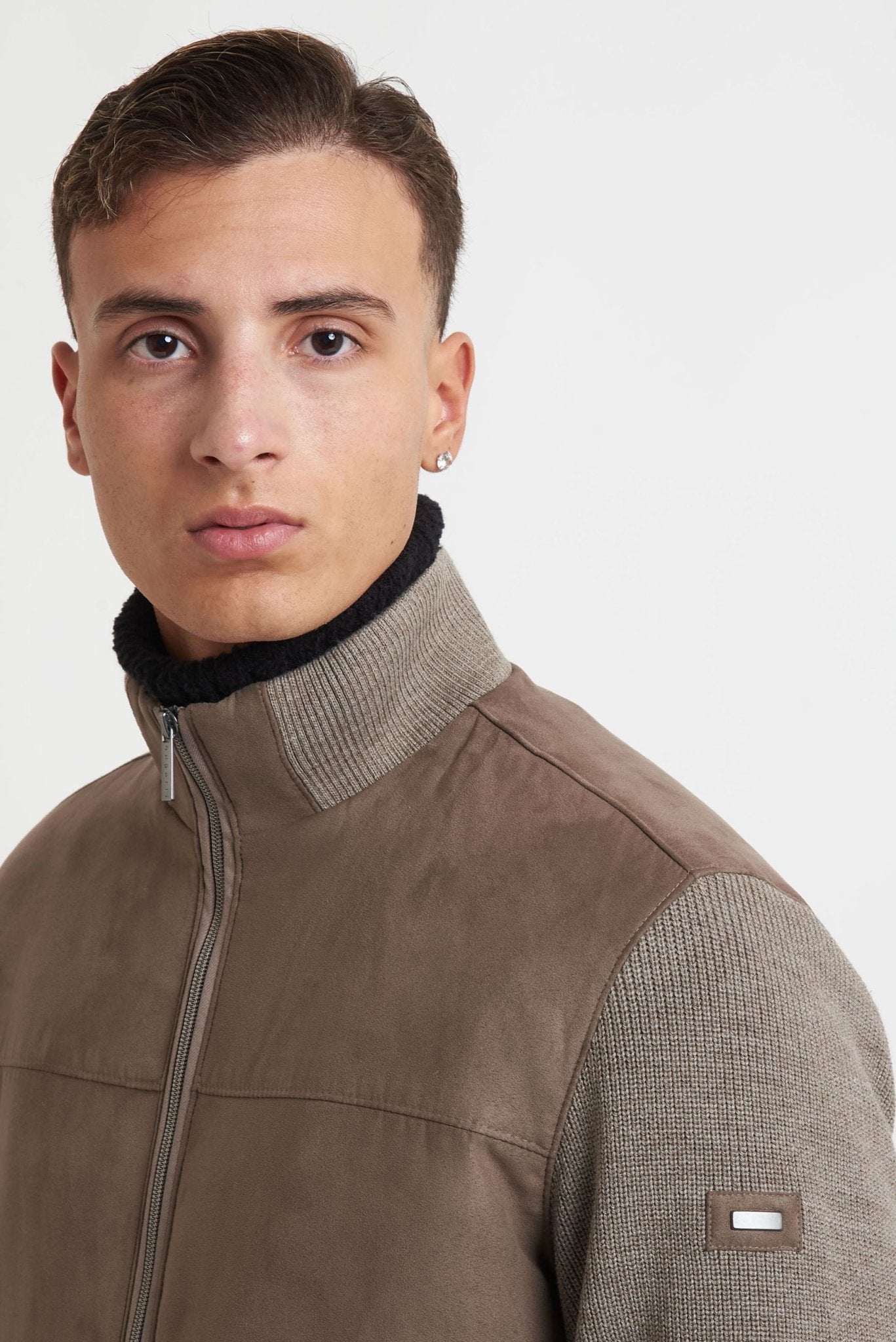 Maglia Giubbino BUGATTI con Collo Alto e Chiusura a Cerniera 85553D - De Matteo Uomo