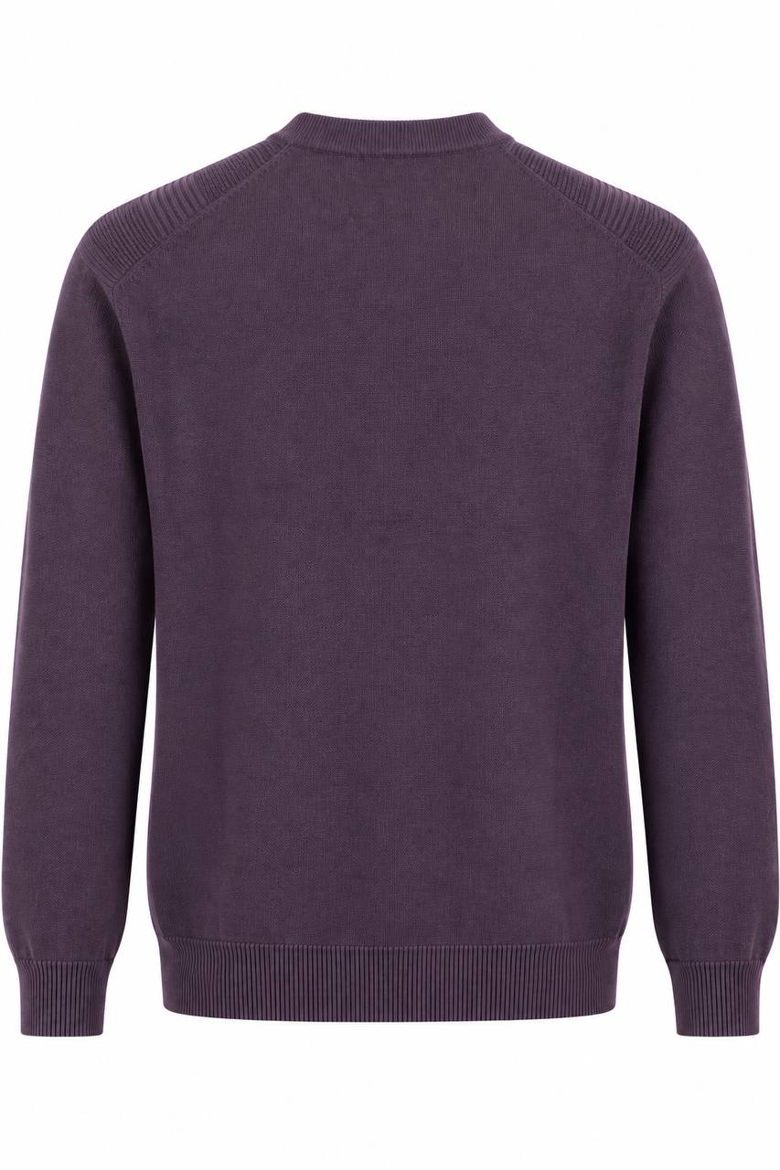 Maglia Uomo Basic Girocollo in Lana e Fibra Acrilica - De Matteo Uomo