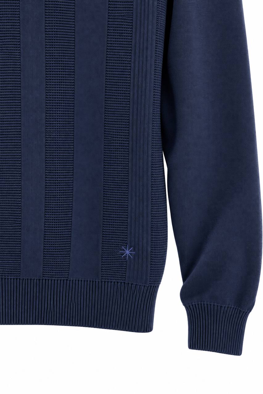 Maglia Uomo Basic Girocollo in Lana e Fibra Acrilica - De Matteo Uomo