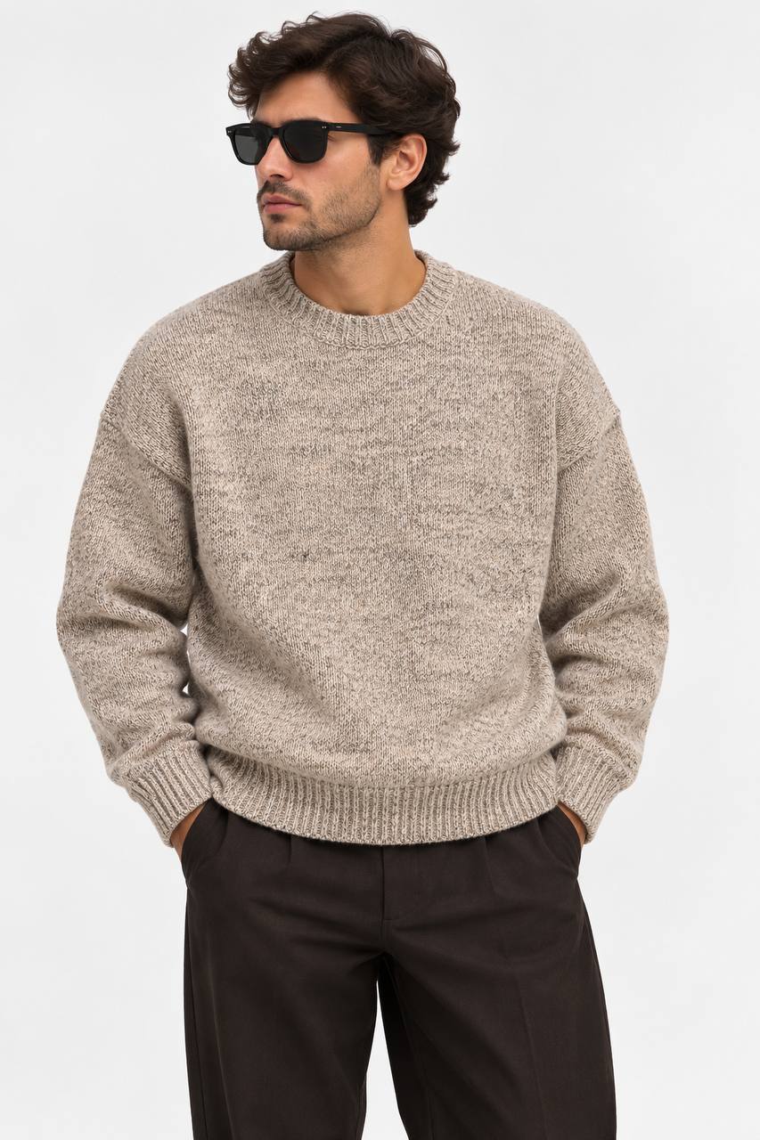 Maglia Uomo Girocollo Sale e Pepe in Lana - De Matteo Uomo