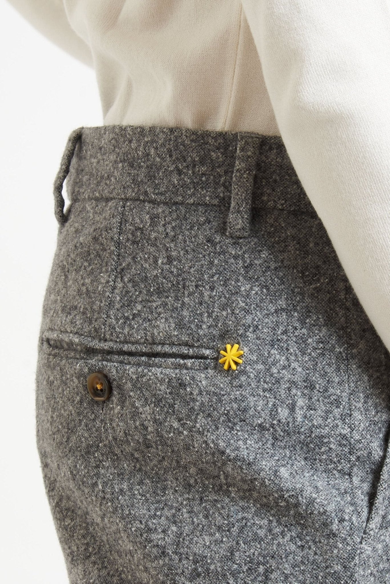 MANUEL RITZ Pantalone Uomo Motivo Sale e Pepe Una Pince e Tasche Classiche MODELLO p1648 233681