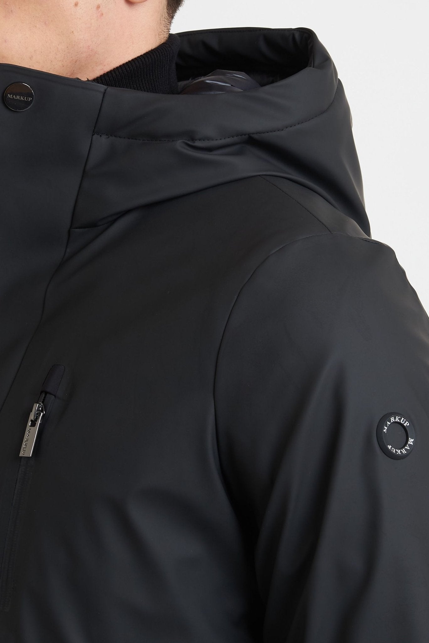 MARK UP PARKA GOMMATO CON CAPPUCCIO MODELLO MK9940025 - De Matteo Uomo