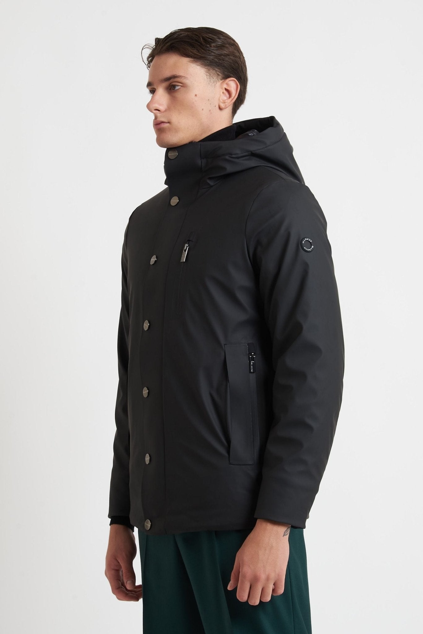 MARK UP PARKA GOMMATO CON CAPPUCCIO MODELLO MK9940025 - De Matteo Uomo