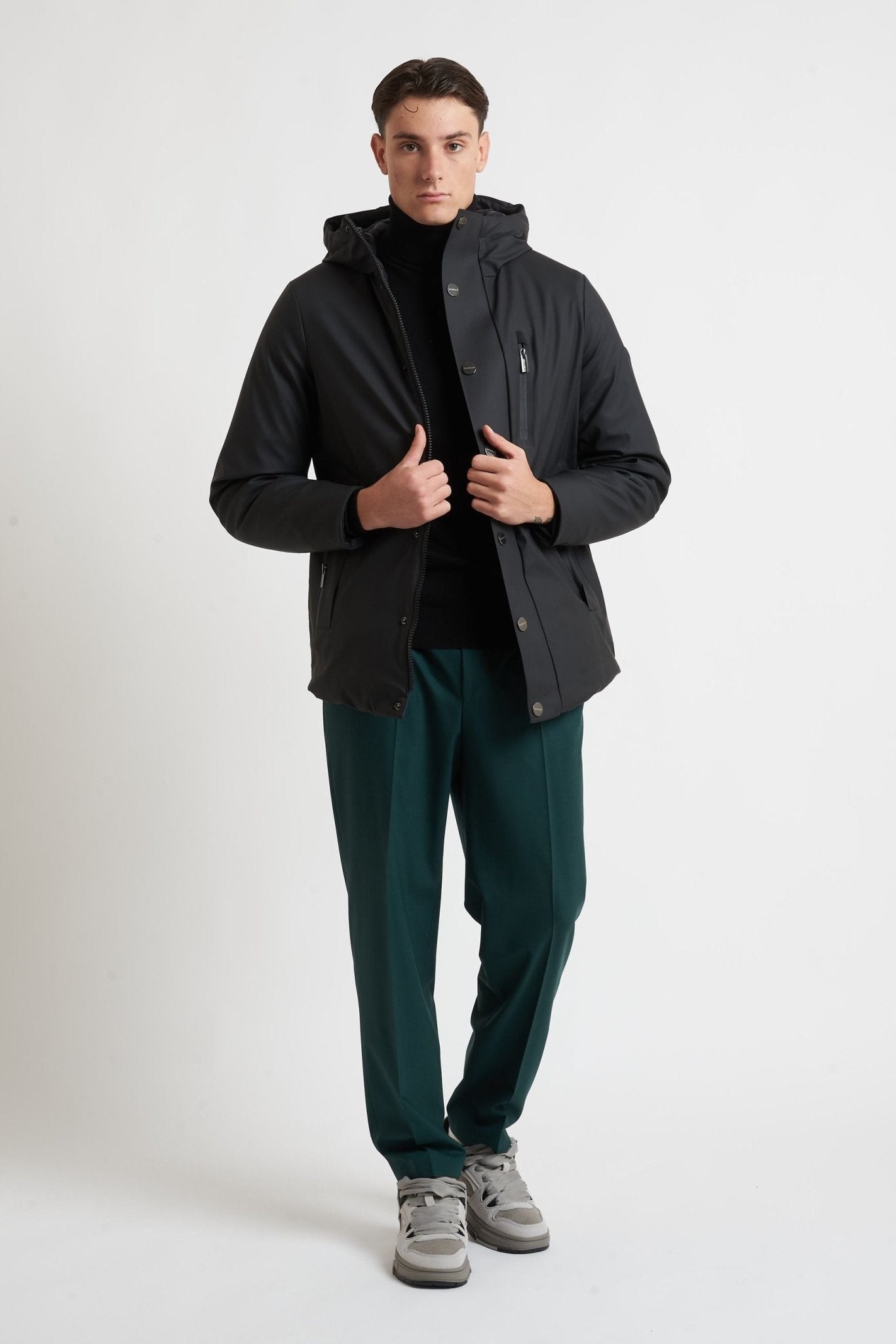 MARK UP PARKA GOMMATO CON CAPPUCCIO MODELLO MK9940025 - De Matteo Uomo