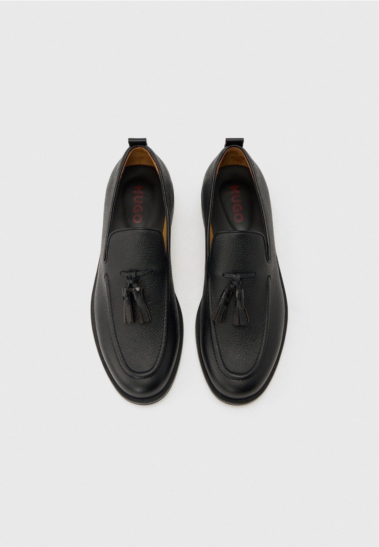Mocassini con Nappine in Pelle Martellata 100% - De Matteo Uomo