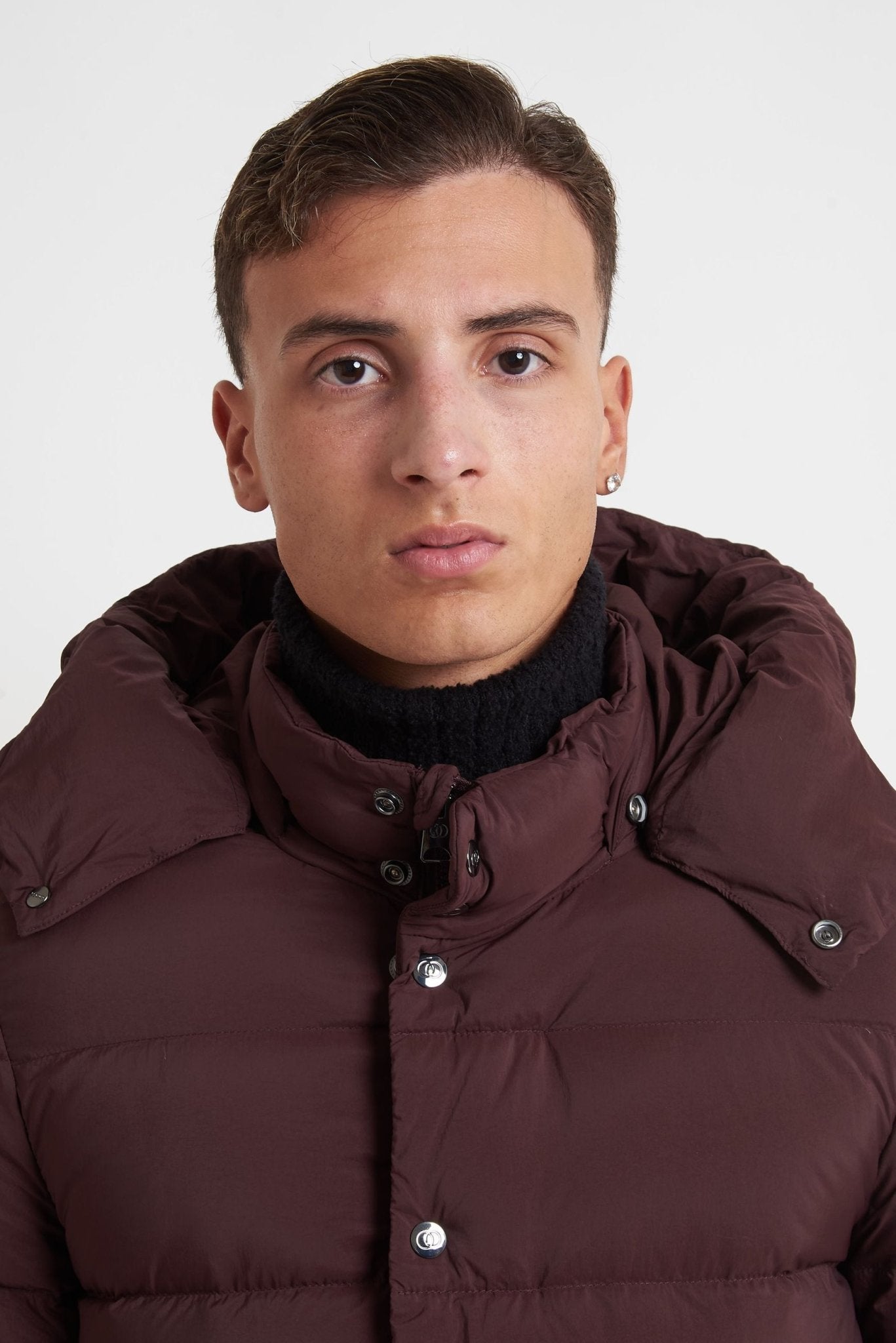 OOSY Sirius Piumino Imbottito in Nylon Vera Piuma modello sy94403 - De Matteo Uomo