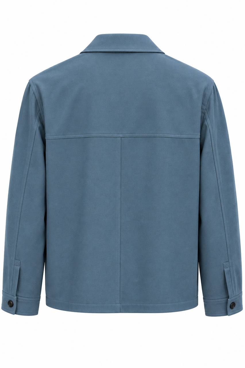 Overshirt Uomo Coordinato in Lana con Tasconi - De Matteo Uomo