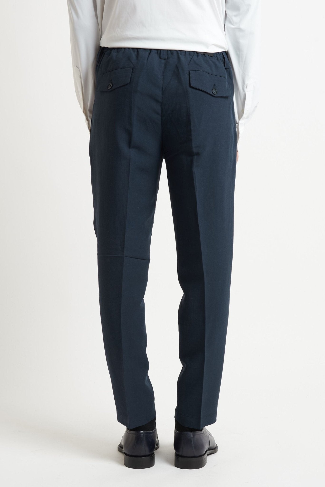 Pantalone Coordinato con Doppia Pence e Bustino Alto - De Matteo Uomo