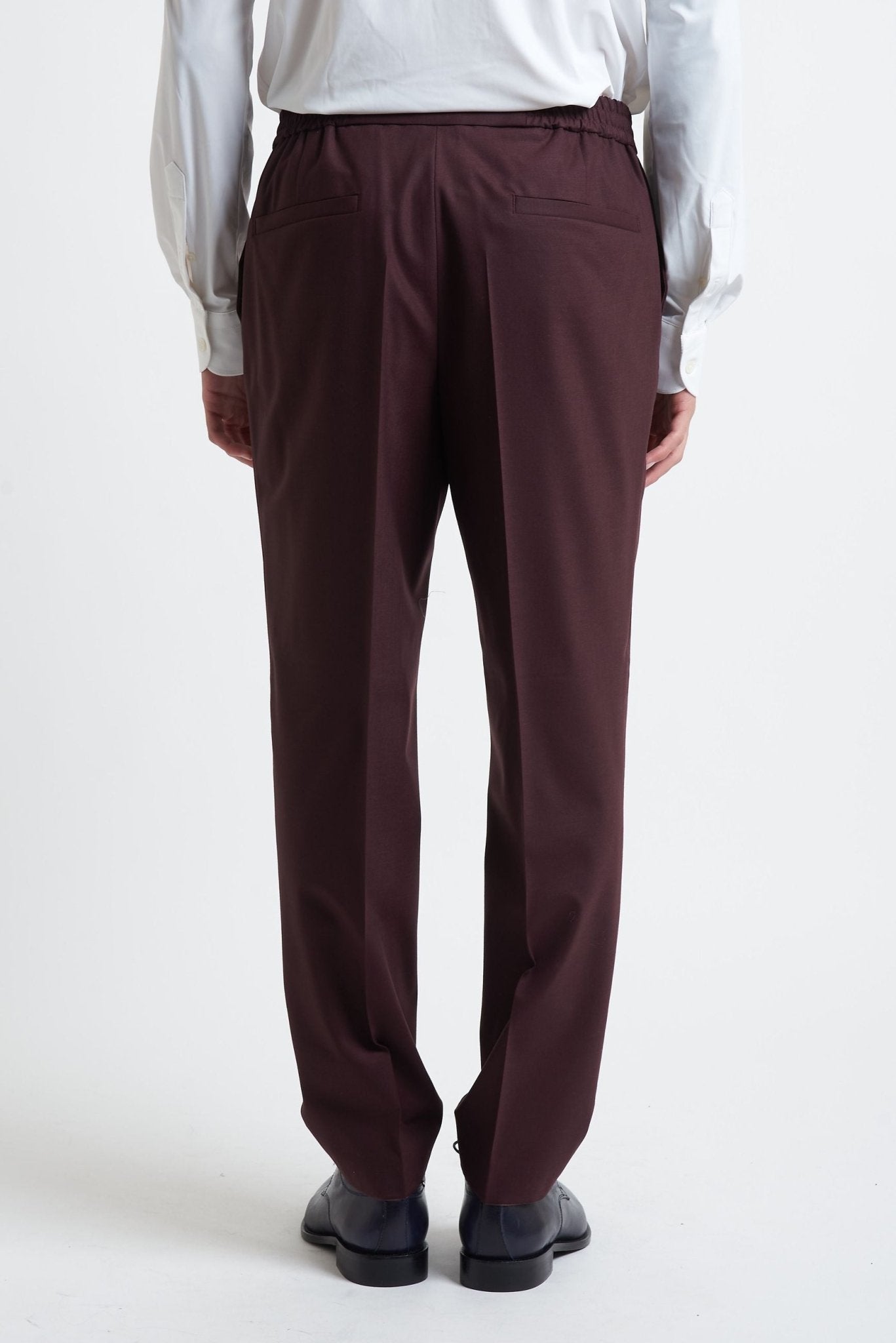 Pantalone Coordinato con Elastico in Vita e Tasche a Filo - De Matteo Uomo