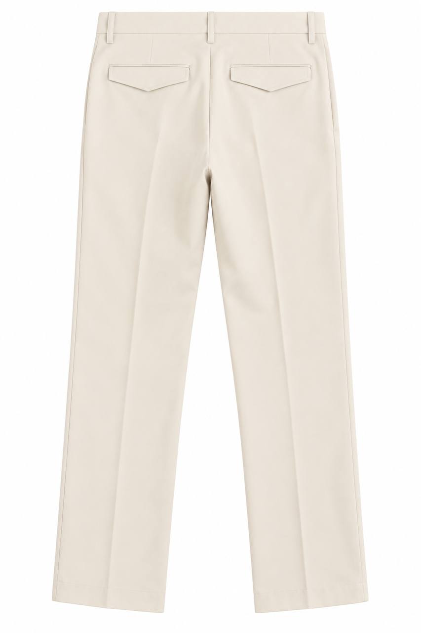 Pantalone Uomo Basic Morbido Panna - De Matteo Uomo