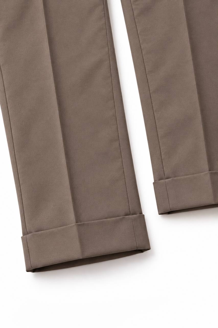 Pantalone Uomo in Lana con Una Pinces - De Matteo Uomo