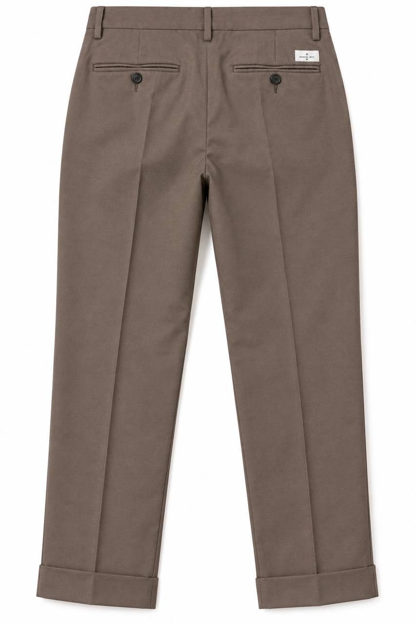 Pantalone Uomo in Lana con Una Pinces - De Matteo Uomo