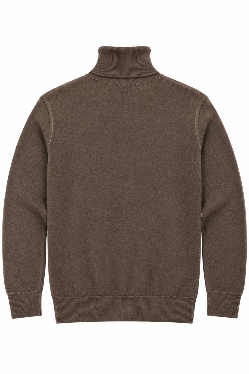 Maglia Uomo Girocollo Basic con Trama nel Tessuto