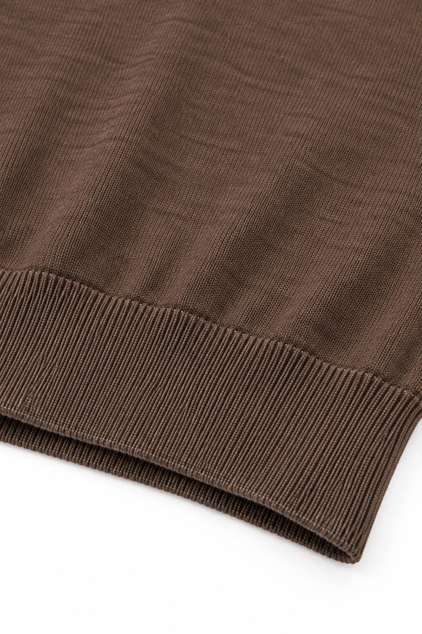 Maglia Uomo Girocollo Basic con Trama nel Tessuto