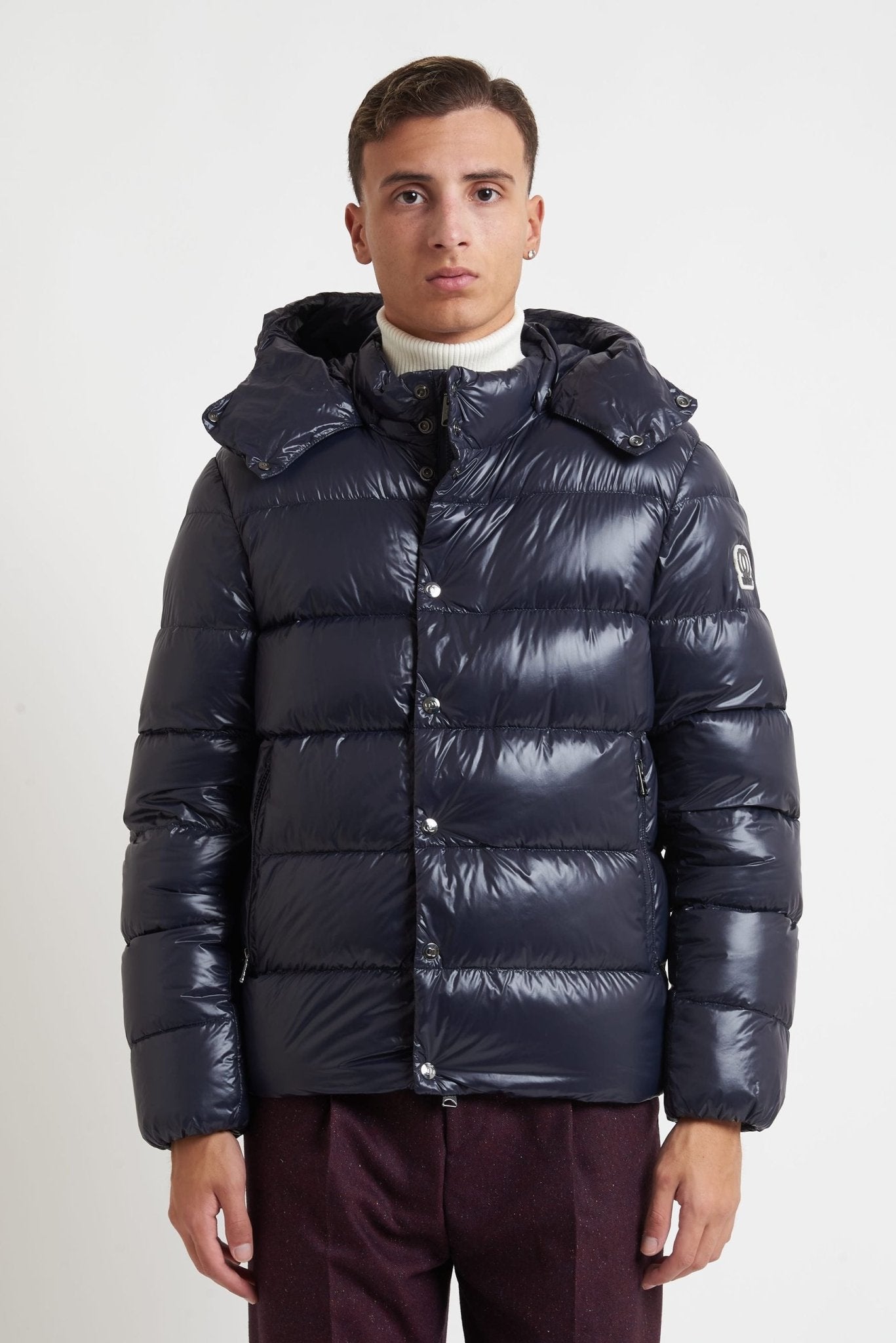 Piumino OOSY Imbottito in Nylon Vera Piuma lucido sy94407 - De Matteo Uomo