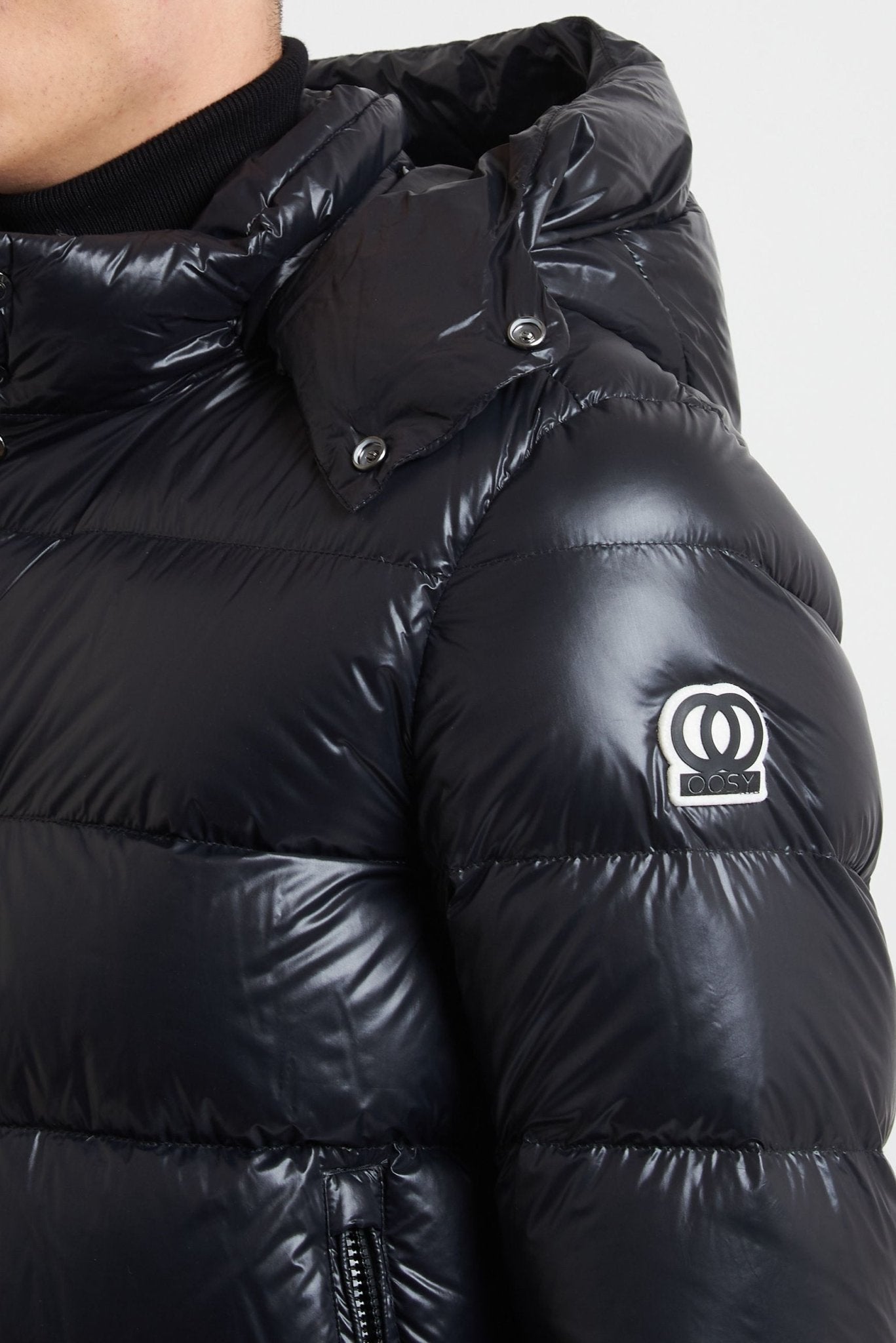 Piumino OOSY Imbottito in Nylon Vera Piuma lucido sy94407 - De Matteo Uomo