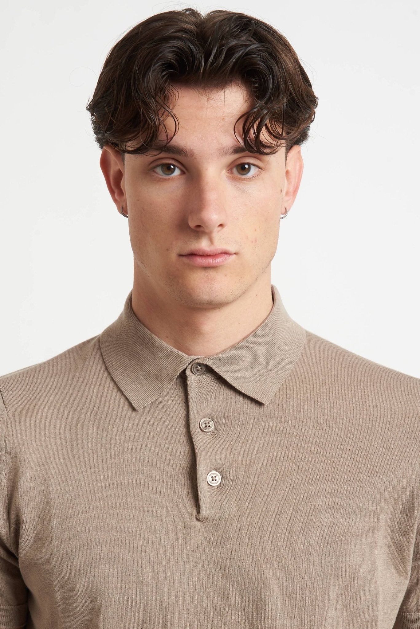 Polo Basic in Cotone con Chiusura a Bottoni - De Matteo Uomo