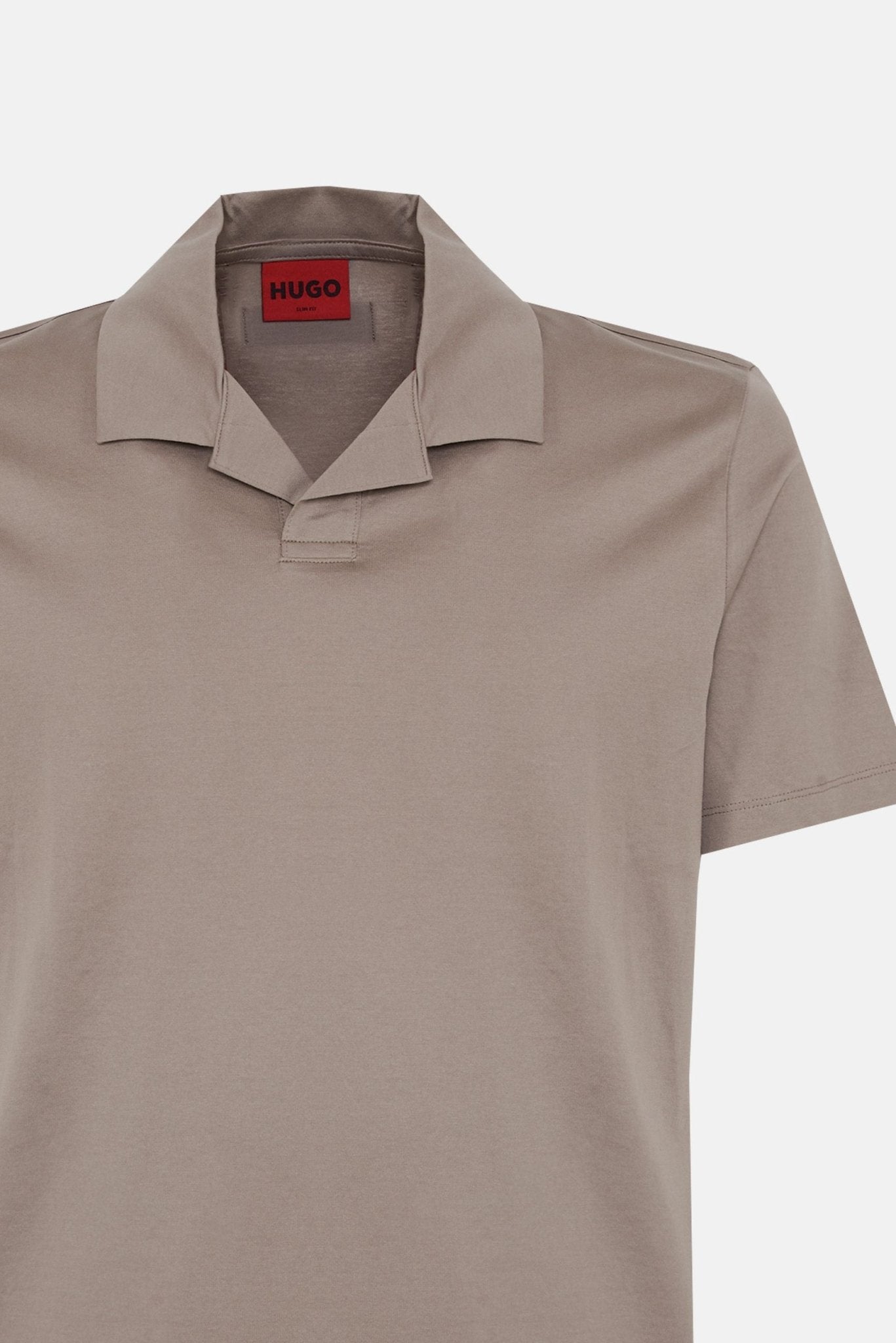 Polo Basic Tortora HUGO in Cotone 2961 - De Matteo Uomo