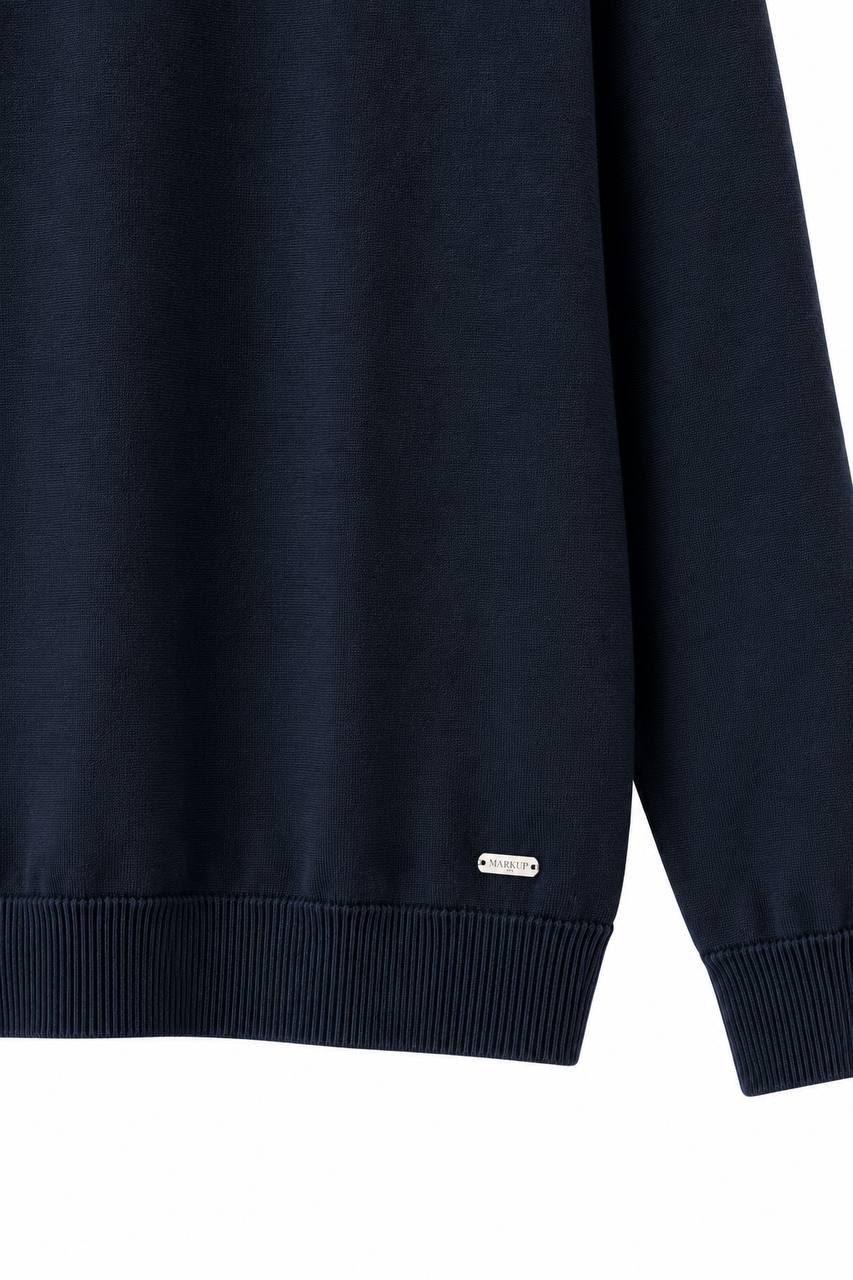 Polo Uomo a Manica Lunga Senza Bottoni - De Matteo Uomo